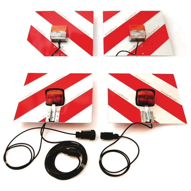 Halogen Warning Panel with Light 12V, RH & LH - S.35811