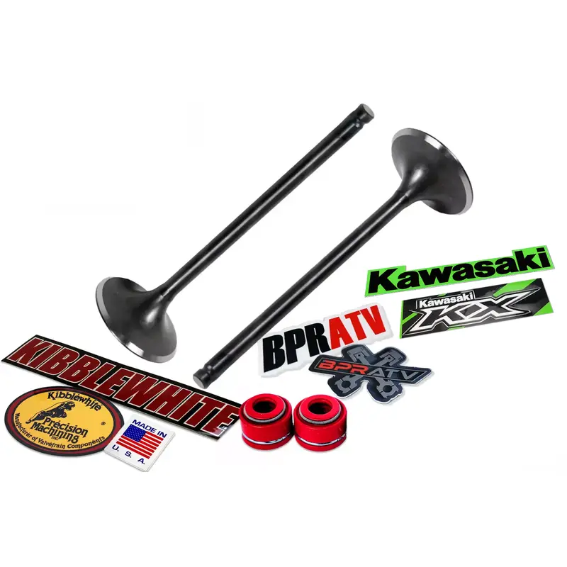 09-16 Kawasaki KX450F KX 450F OEM Head Kibblewhite EXHAUST Valves Viton Seal Kit