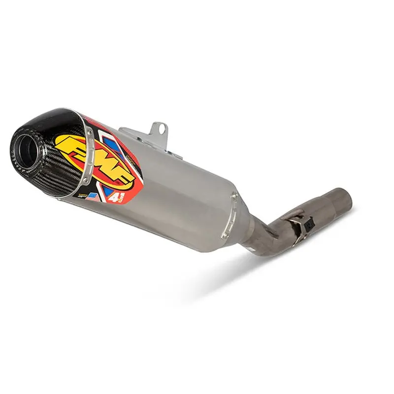 4.1 RCT S/S CRF450R 2021-26/RX 2021-26 Slip On W/R Carbon cap FMF (FMF-041602)