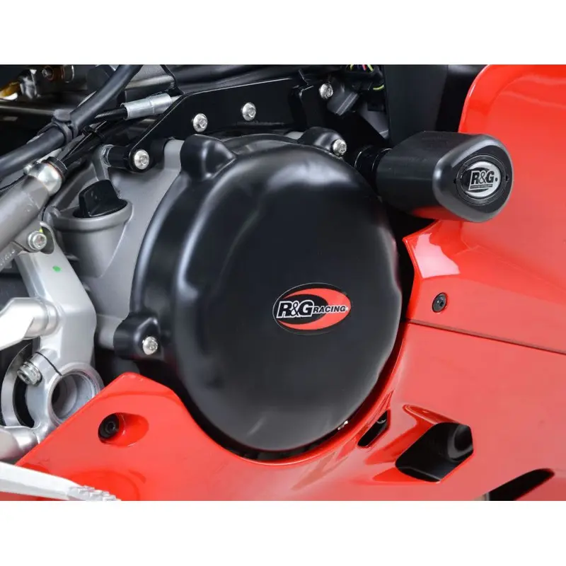 R&G Racing Black Engine Case Covers RHD For 2012-2015 Ducati 1199 Panigale