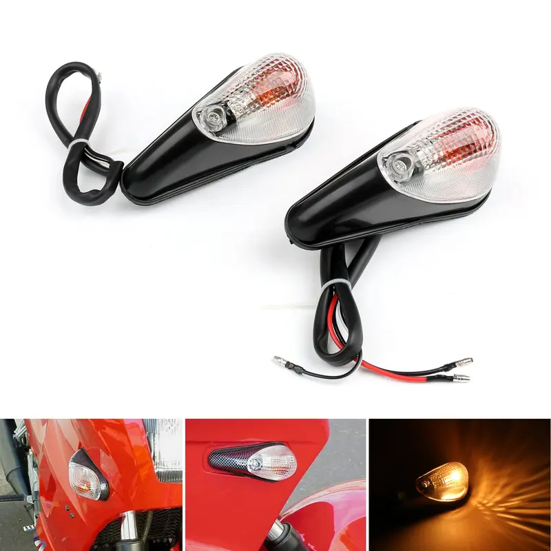 88-07 Kawasaki Ninja EX 250 Clear Front Turn Signals Generic