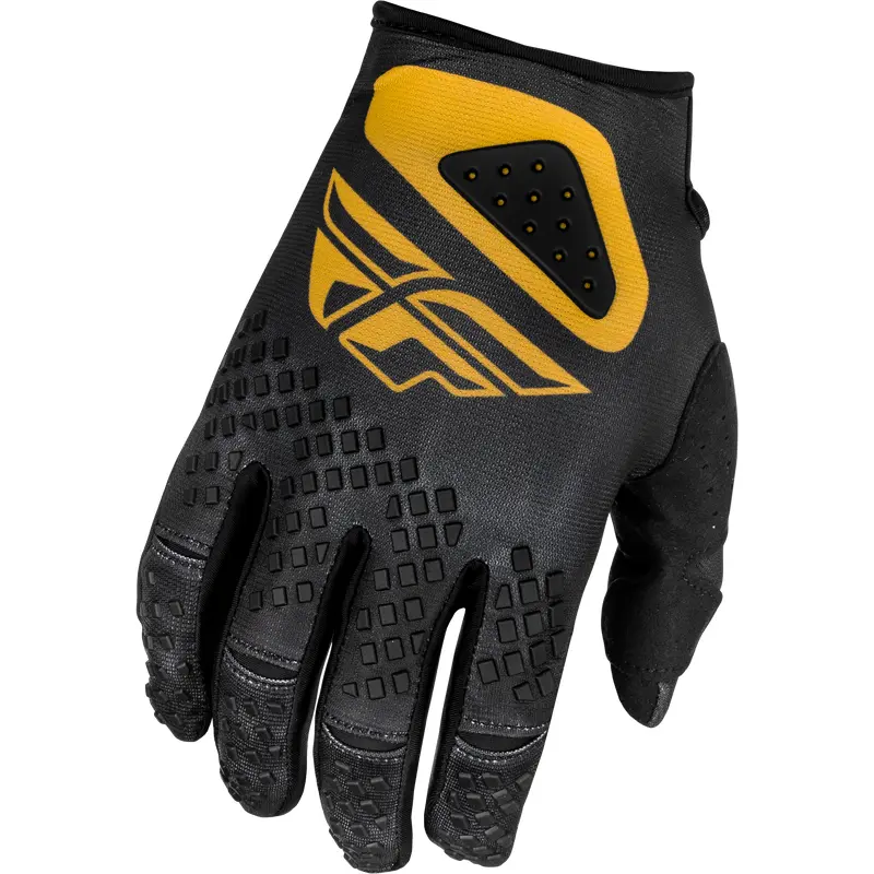 Kinetic Center Gloves Black/Gold Xs