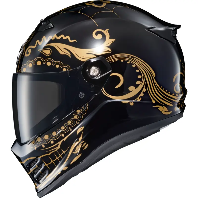 Covert Fx Full Face Helmet El Malo Gold/Gloss Black 2x