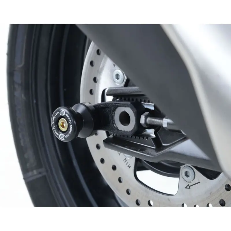 R&G Racing Black Cotton Reels Offset For 2017-2024 BMW G310GS