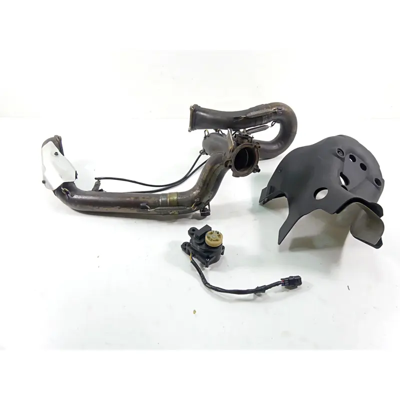 2012 Ducati Panigale 1199S Stock Exhaust Header & Servo Set 57113002C