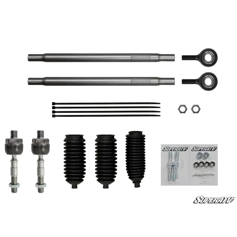 SuperATV Polaris RZR XP Turbo S Heavy-Duty Tie Rod Kit TRRA-P-RZRXPTS-14-ST-001