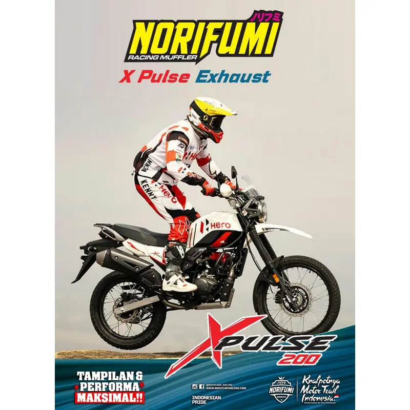 NORIFUMI Whoops Competition Exhaust For Xpulse 200