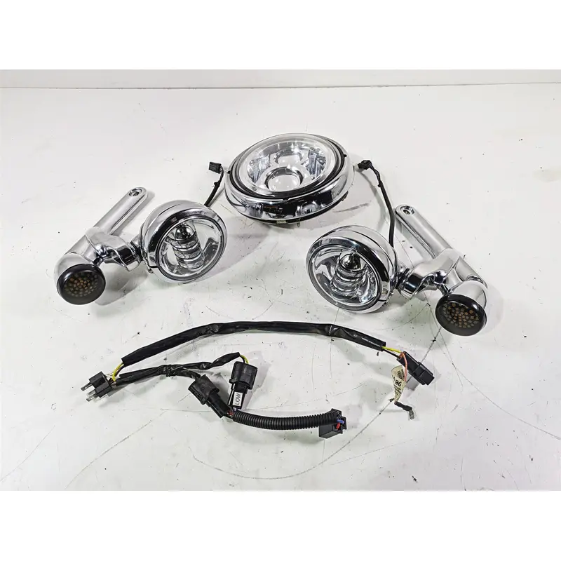 2007 Harley Touring FLHTCU SE CVO E-Glide Led Headlight Spot Light Set 69560-06