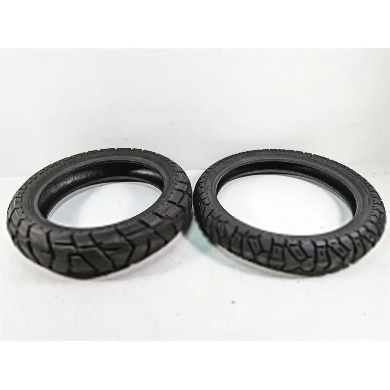 Used Motorcycle Tire Set Dunlop Trailmax Mission 1507017 1108019