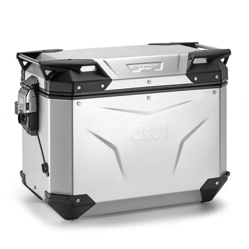 Givi Trekker Outback Evo Smart 48 lt Cam-Side Case Anodized (single)