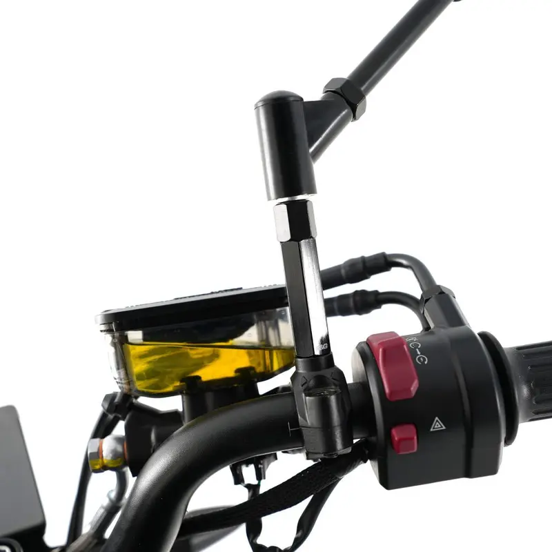 R&G Racing Black Mirror Risers For 2013-2018 Aprilia Caponord 1200