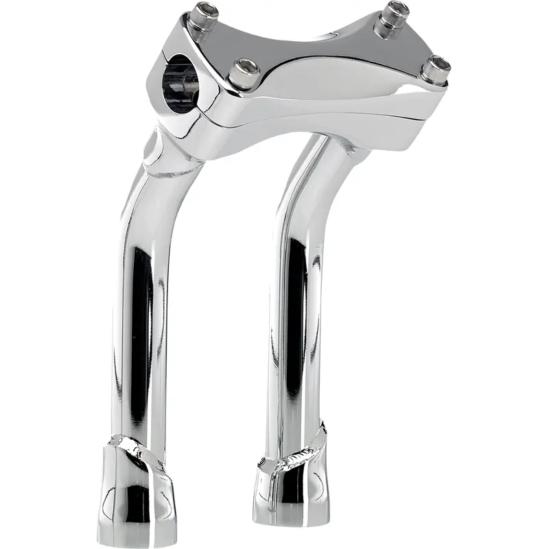 BILTWELL Murdock O/S Risers - Pullback - 8" - Chrome 6414-105-08