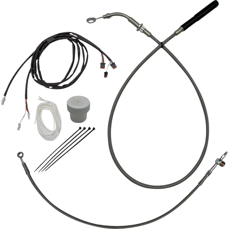 FAT BAGGERS INC. EZ Install Kit - +6" - FLHT, FLHX - Braided 119014
