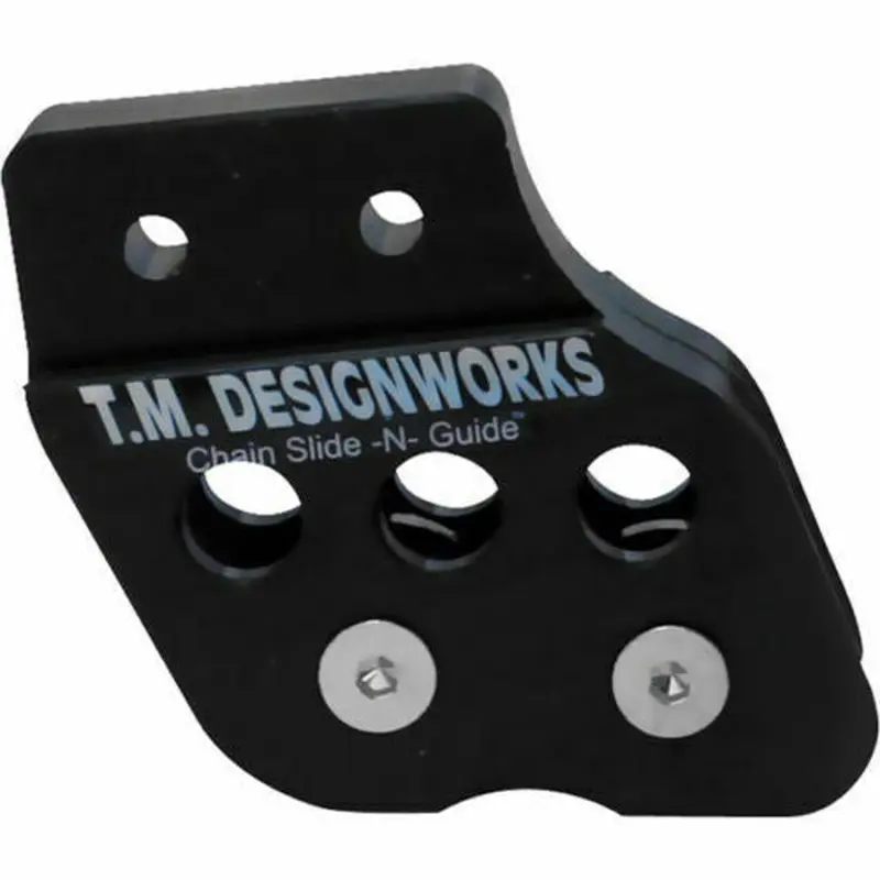 TM Designworks RCG-002-BK ATV swingarm rear chain guide, Banshee mount pattern