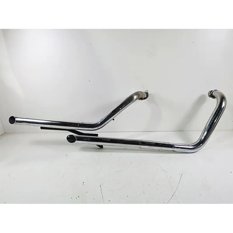 2002 Honda V-Twin VTX1800 C Cobra 2" Straight Slash Cut Drag Exhaust Set 1275