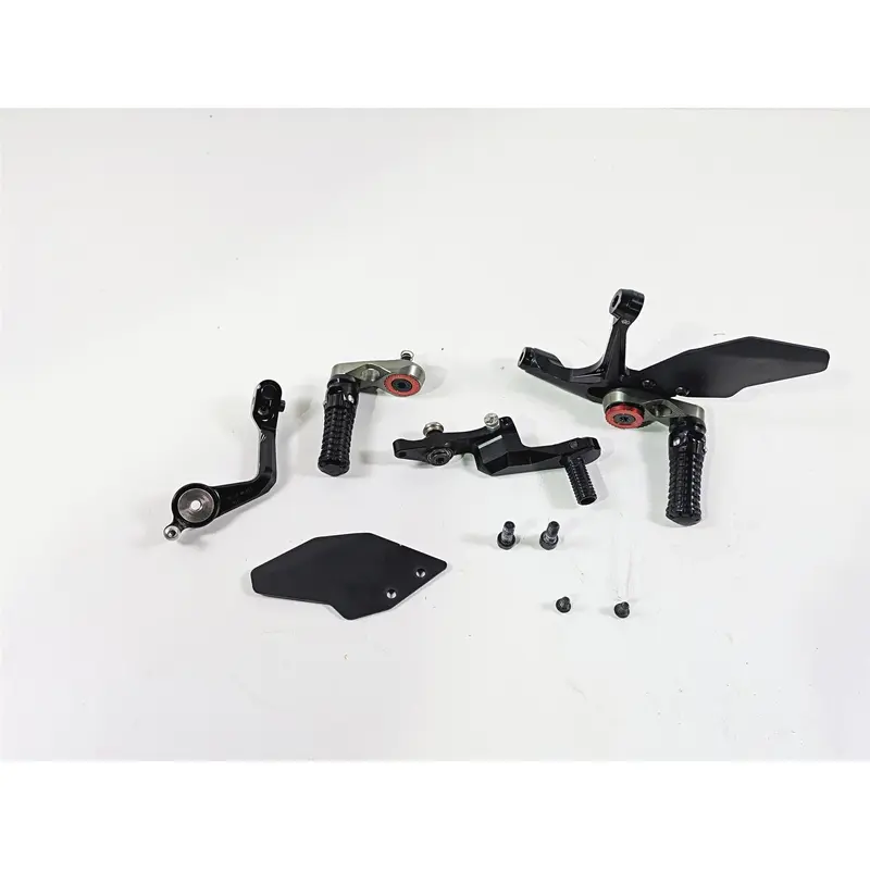 2022 Ducati Streetfighter V2 Gilles Tooling Adjustable Rearset Parts MUE2-D03-B