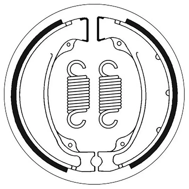 SBS BRAKE SHOES WITH SPRINGS (5192055100)