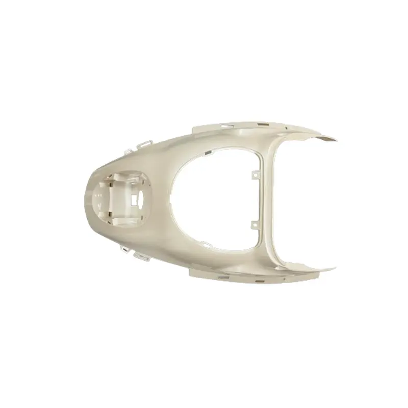 White Scooter Front Plastic
