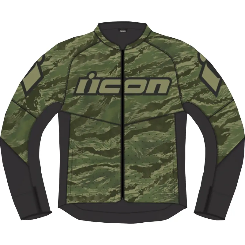 ICON Hooligan CE Tigersblood Jacket - Green - Small 2820-6152