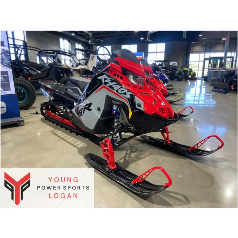 New 2025 Polaris 9R PRO RMK 155 Storm Gray / Indy Red