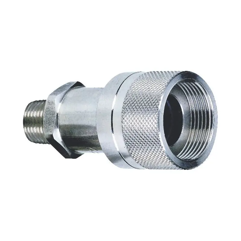 Poppet Valve Screw Couplings - Female - 3/8''NPT - PVVM Series | Sparex Part No.S.112746