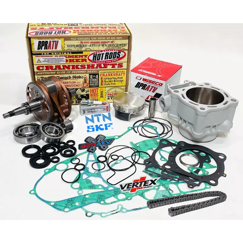 06+ TRX450R TRX 450R Wiseco Piston Hot Rods Crank Gaskets Full Motor Rebuild Kit