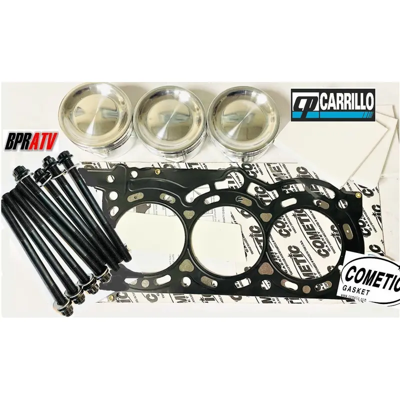 Maverick X-3 X3 Turbo CP Pistons Head Studs Stock Bore 74mm Top End Rebuild Kit