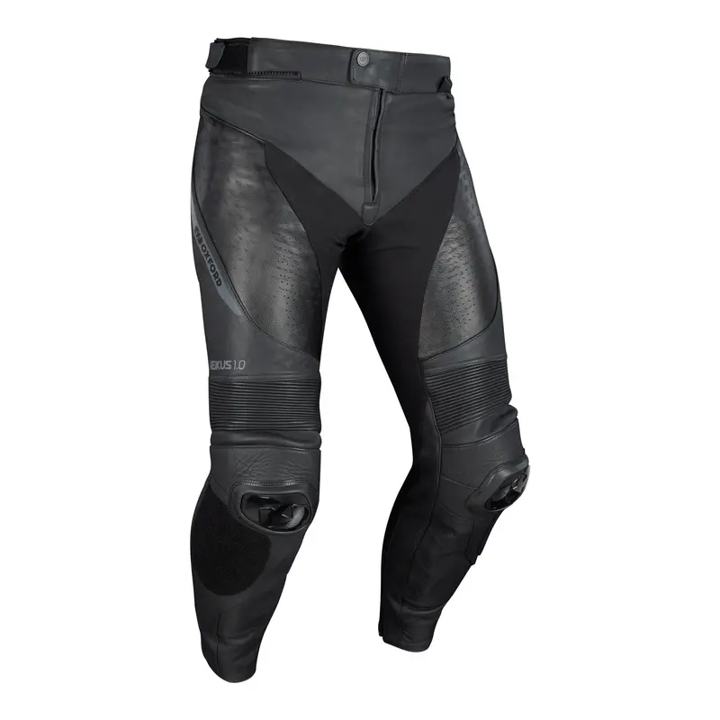 Oxford Nexus 1.0 Men's Leather Pant - Stealth Black (S/46)