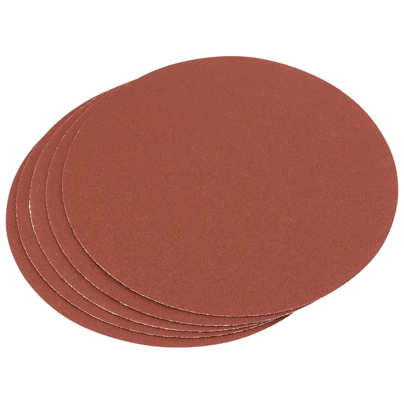 Draper Aluminium Oxide Sanding Discs, 150mm, 100 Grit (Pack Of 5) - SD6C