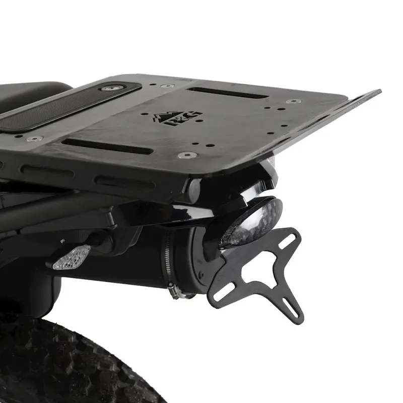 R&G Racing Black Tail Tidy License Plate Holder For 2022-2024 Kawasaki KLR650