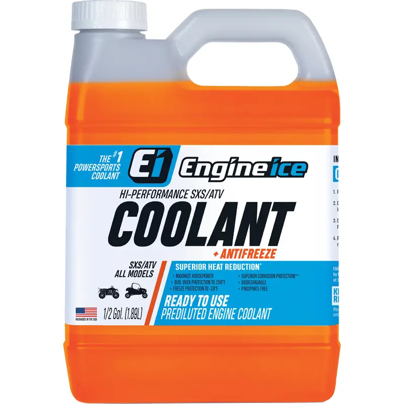 ENGINE ICE 12556 1/2 Gal Hi Performance SXS/ATV Coolant + Antifreeze