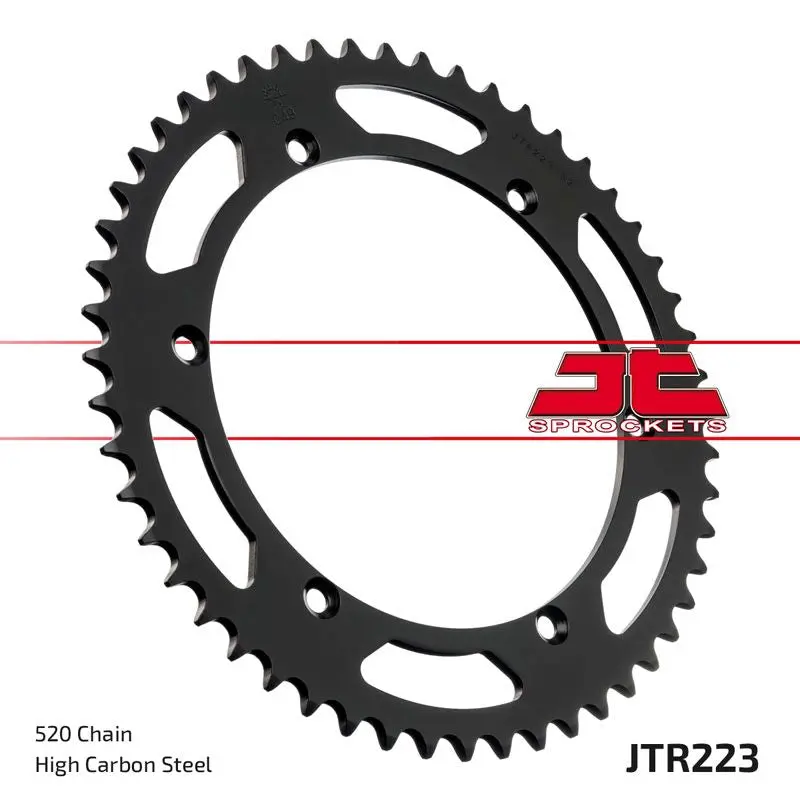 JT Sprockets Rear Steel Sprocket 52 Tooth 52T 520 Chain JTR223.52