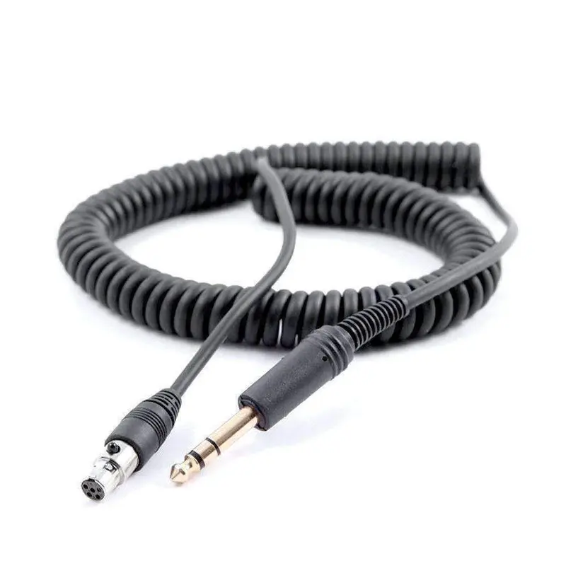 Rugged Radios Fire Truck Intercom Headset Coil Cord for 1/4" Style Jacks CC-1/4