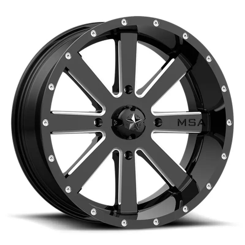 M34 22X7 4X156 G-BLK MILL 00MM