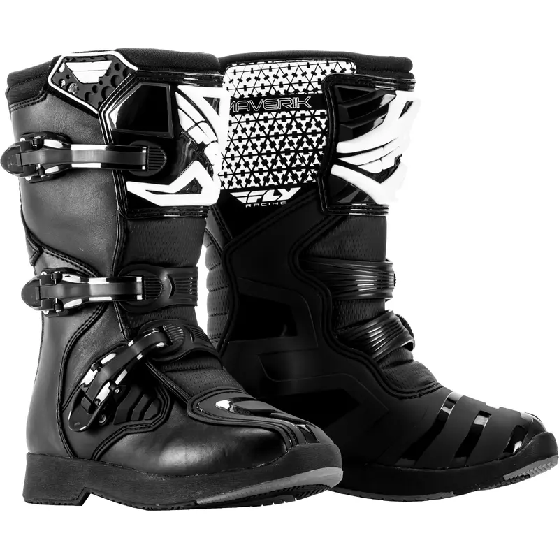 Youth Maverik Boots Black Sz 03
