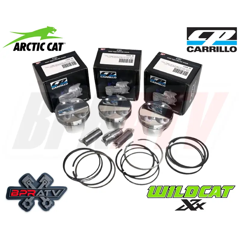 Arctic Cat Wildcat XX Stock Bore 80mm 10.5:1 Turbo Conversion CP Piston Kit Set