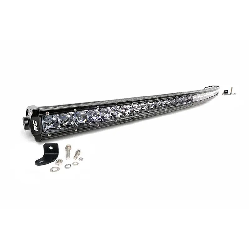 ROUGH COUNTRY 50-INCH CURVED CREE LED LIGHT BAR - (SINGLE ROW | CHROME SERIES)