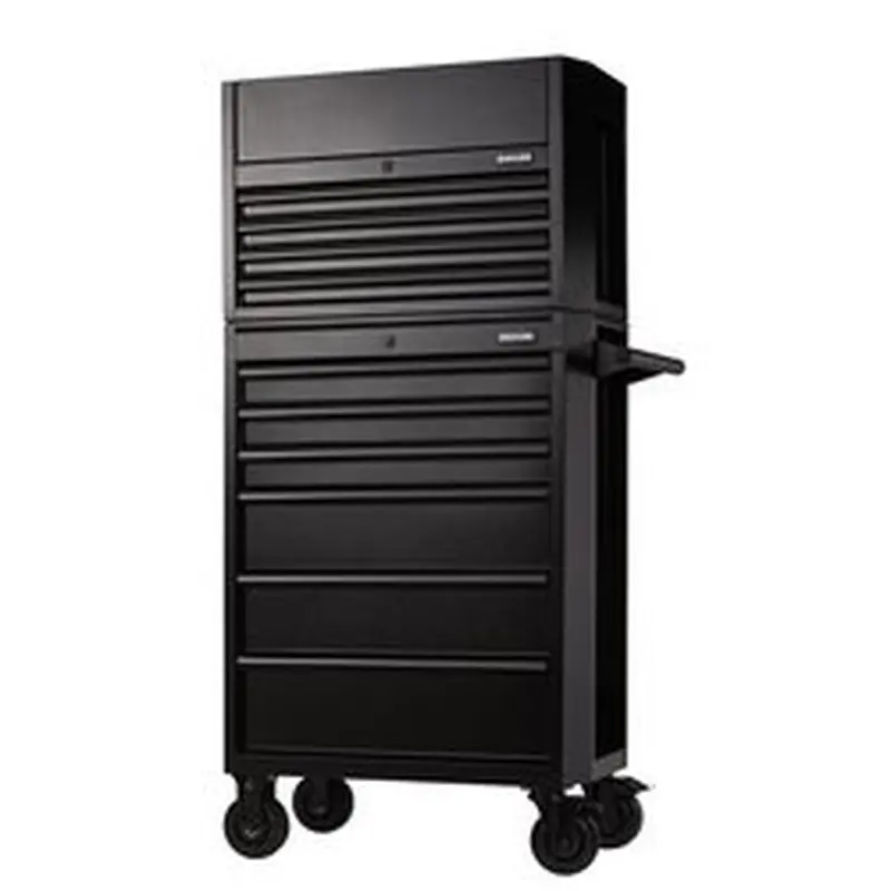Bunker 10 Drawer Combined Roller Cabinet And Tool Chest, 26", Black | B200-26C/26R