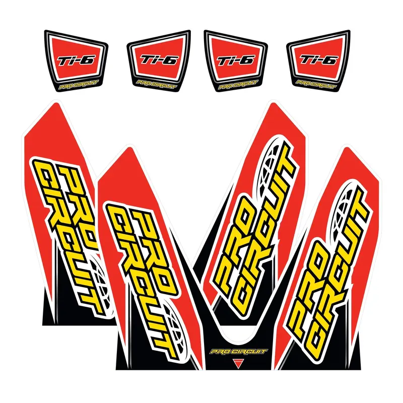 Pro Circuit Muffler Sticker Kit | DC14TI6-CRF