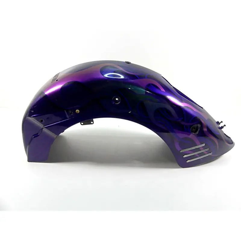 2002 Honda VTX1800 R Rear Fender - Purple Flames 80110-MEA-670 80110-MCV-S10