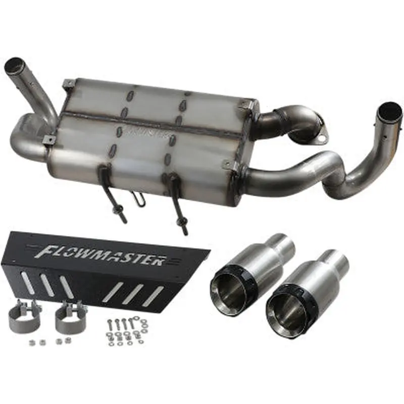 16-18 POLARIS RZR S 1000, DUEL MUFFLER by B&M