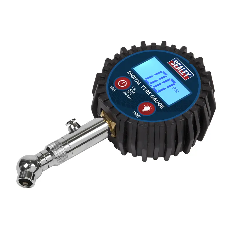 Digital Tyre Pressure Gauge with Swivel Head & Quick Release - TST001