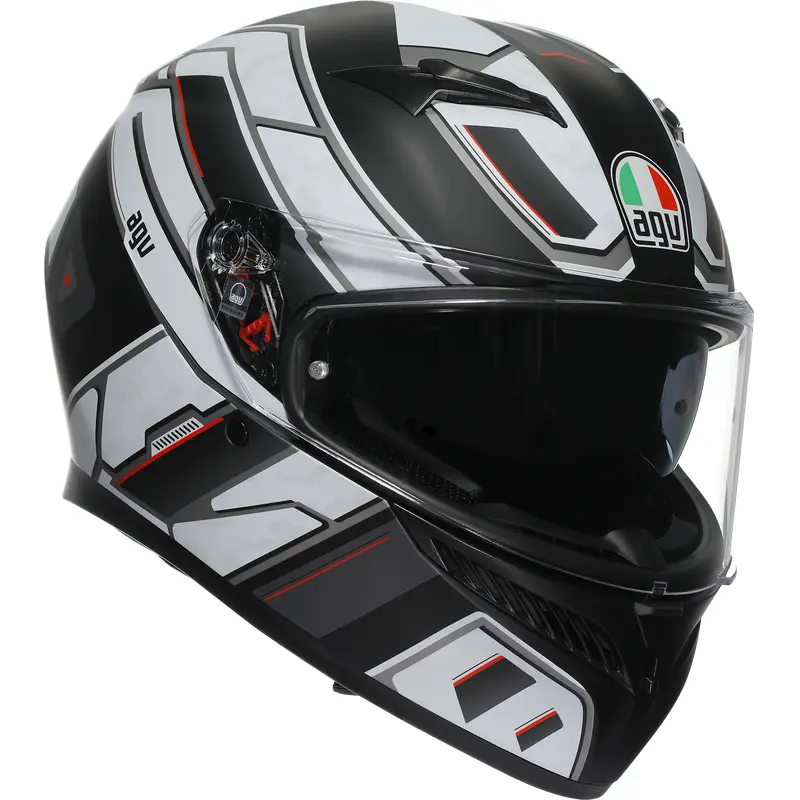 AGV K3 Helmet - Rivia - Matte Black/White - 2XL 2118381004-019-XXL