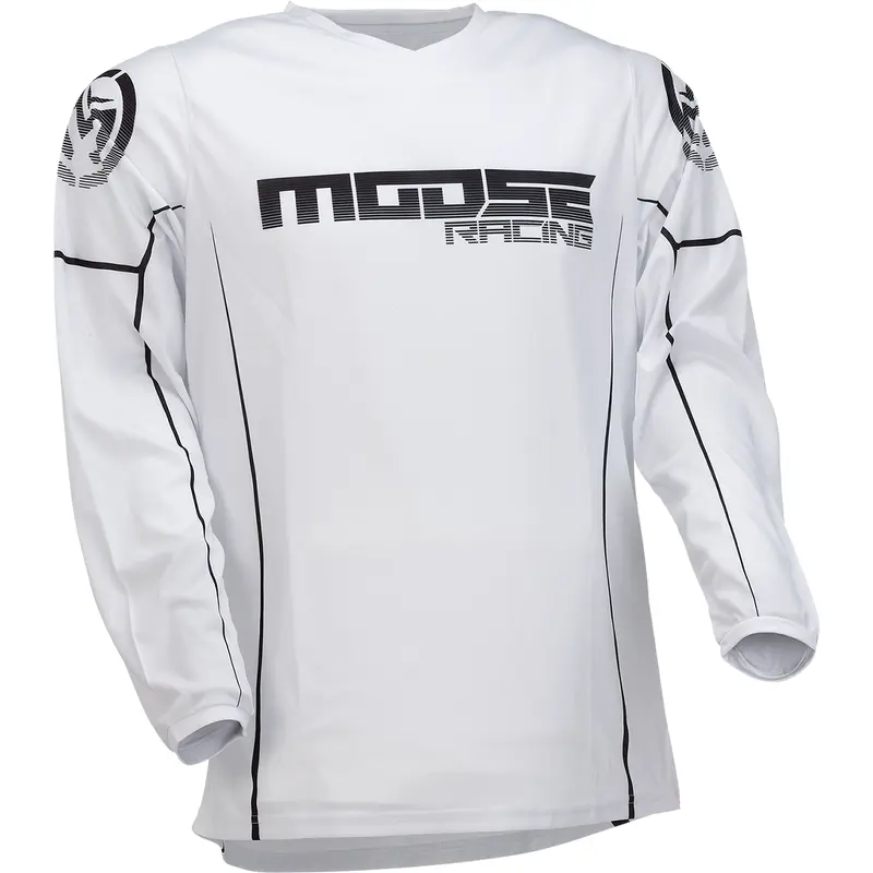MOOSE RACING Qualifier? Jersey - Black/White - 3XL 2910-7193
