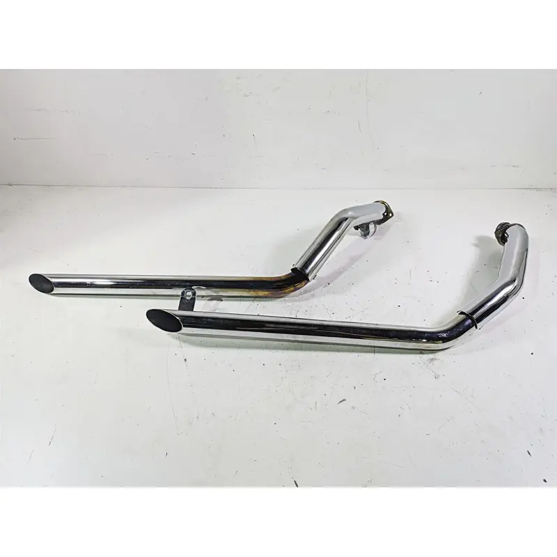 2003 Harley Touring FLHTCUI 100TH E-Glide Paughco Drag Pipes Exhaust Set 735EVOS