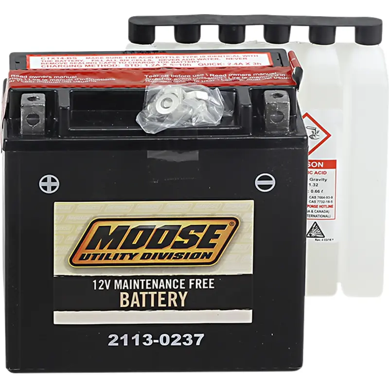 MOOSE UTILITY AGM Battery - YTX14-BS MTX14-BS