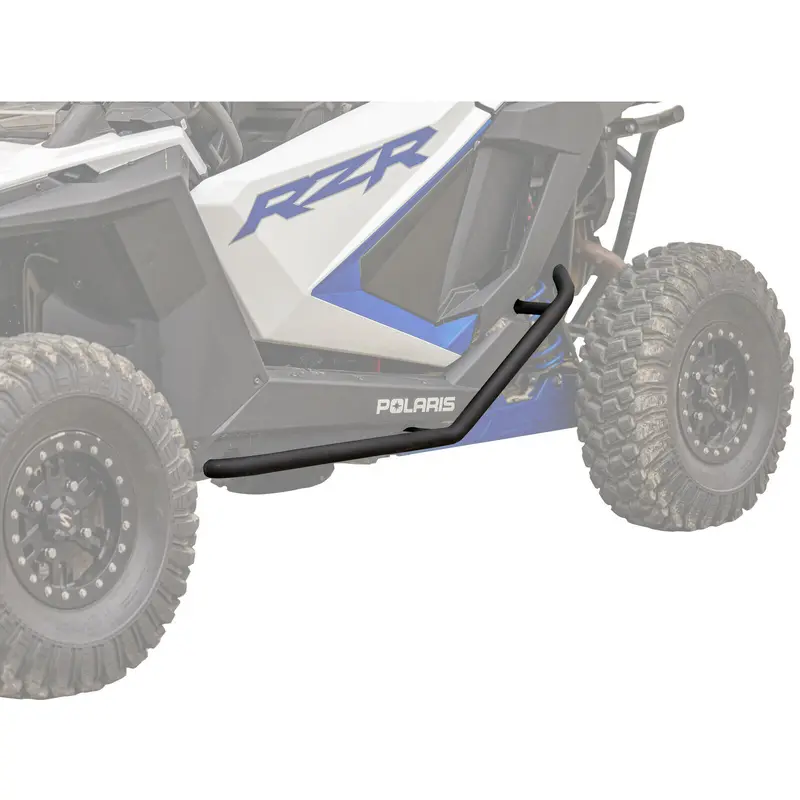 SuperATV Rock Sliding Nerf Bars for Polaris RZR PRO XP (2020+) - Wrinkle Black