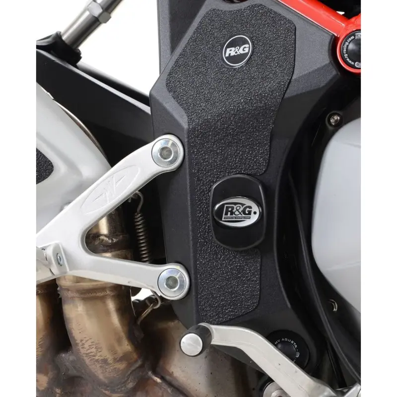 R&G Racing Black Frame Plug Fits Both Sides For 2013 MV Agusta 1090RR