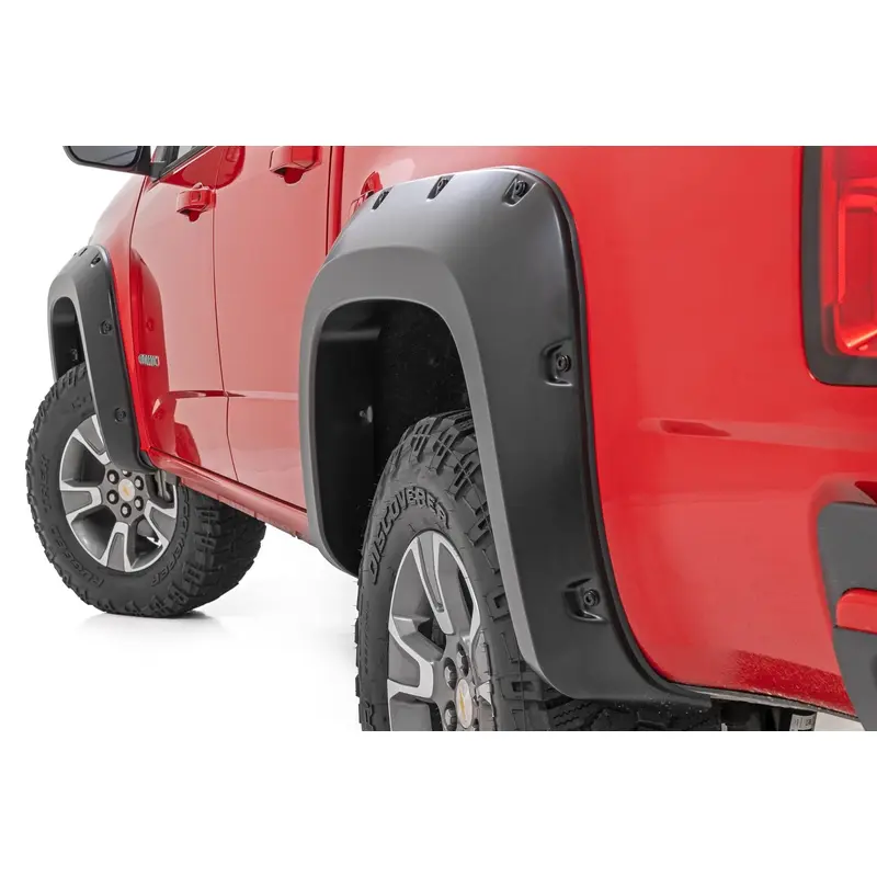 Pocket Fender Flares | G9K Satin Steel | Chevy Colorado 2WD/4WD (2015-2022) | F-C11511A-G9K