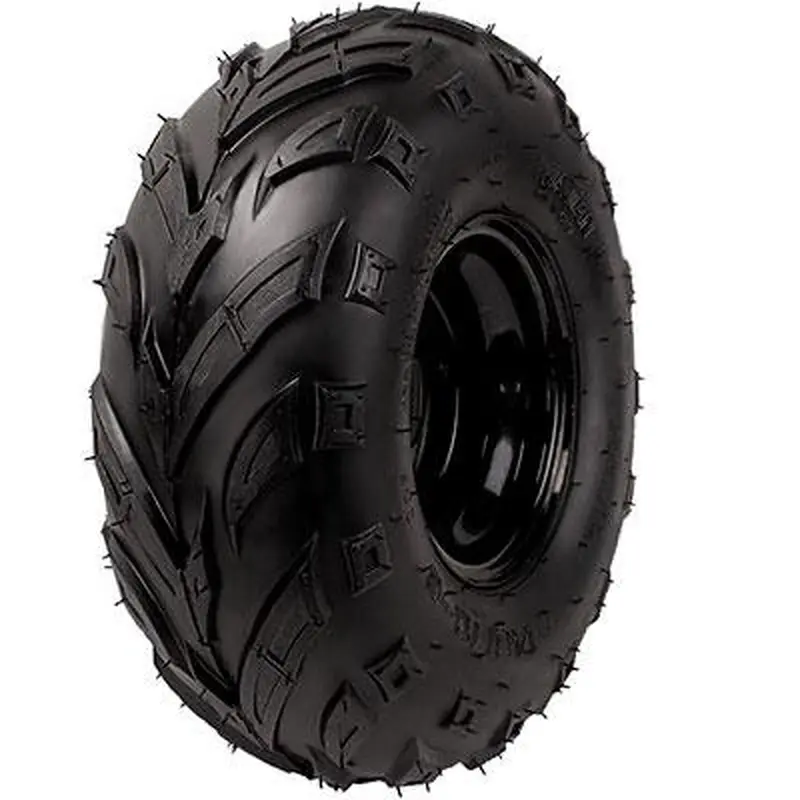 Rim and Tire Assy 14.5/70-6 - 3 Bolt - 8mm - Right - Tao Tao ATA110B, Rock 110